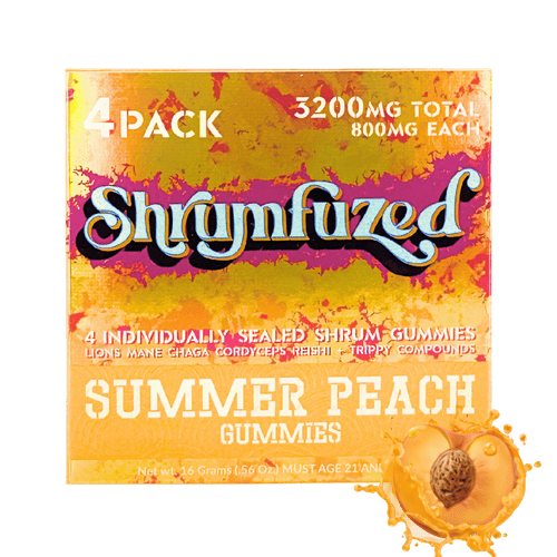 shrumfuzed 3200mg nootropic gummy blister pack