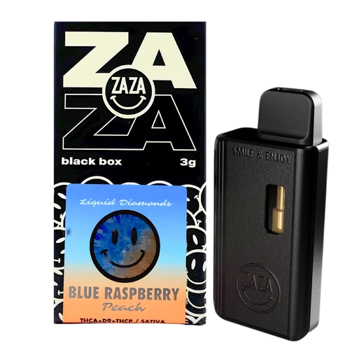 ZAZA Liquid Diamonds 3000mg disposable vape in Blue Raspberry Peach