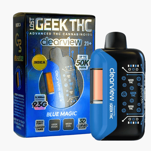 Geek THC Clearview disposable vape 9.3g