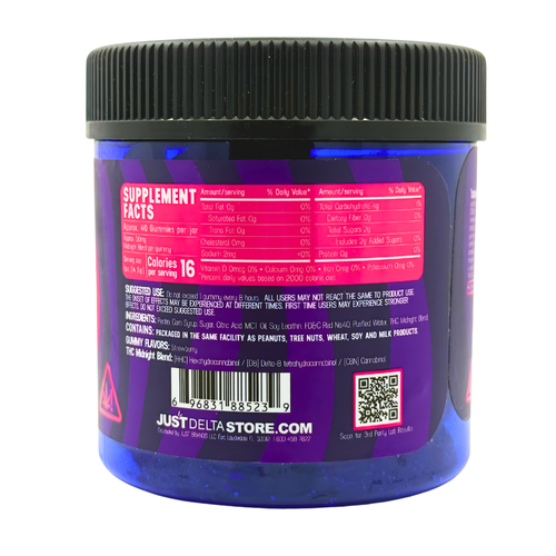 Haze Indica Delta-8 CBN Sleep Gummies Strawberry Stardust