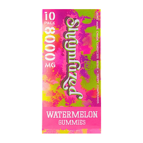 Shrumfuzed nootropic mushroom gummies watermelon