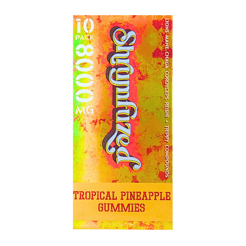 Shrumfuzed 8000mg gummies Lion's Mane Reishi Chaga Cordyceps blend
