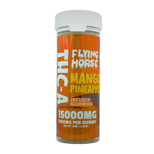 Flying Horse Exotic Blend Gummies Mango Pineapple tropical flavor