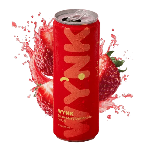 Wynk Seltzer + THC | 10mg Lemonade | Alcohol-Free THC Drink
