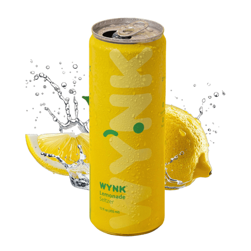 Wynk THC seltzer 10mg lemonade can alcohol-free