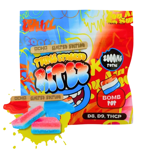Ocho Extracts triple stacked BITEZ bomb pop 2ct limited edition