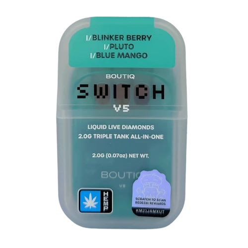 Boutiq Switch V5 hemp-derived lab-tested disposable