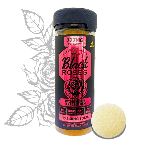 Black Roses Watermelon Apple Slush gummy 20ct