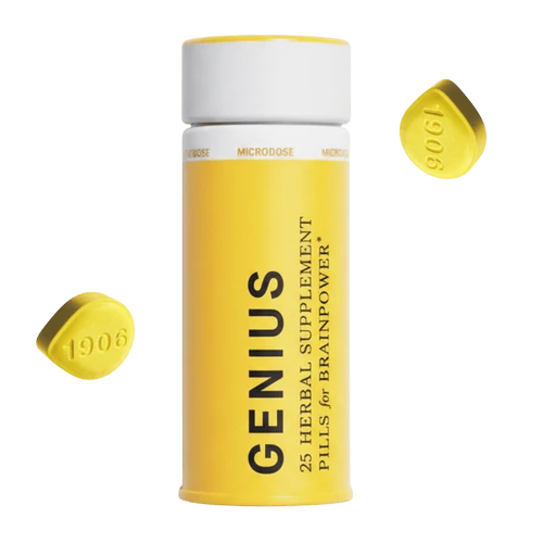 1906 Genius Drops fast-acting THC CBD CBG focus pills