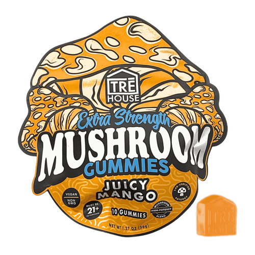 Tre House Juicy Mango Extra-Strength Mushroom Gummies 10ct