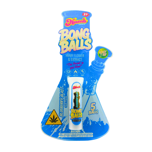 Numb Everything 420 Bong Balls THCa flower tube