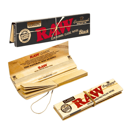 RAW King Size Connoisseur papers with filter tips