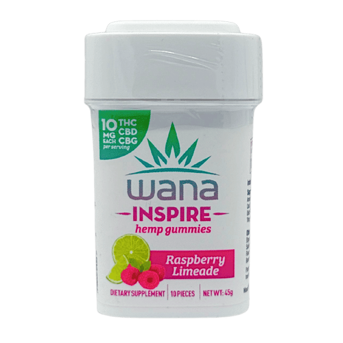 Wana Inspire balanced 1:1:1 THC CBD CBG blend
