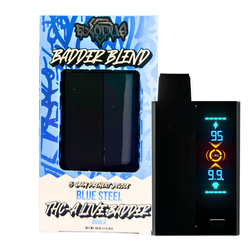 Exodus Badder Blend Blue Steel THCa disposable