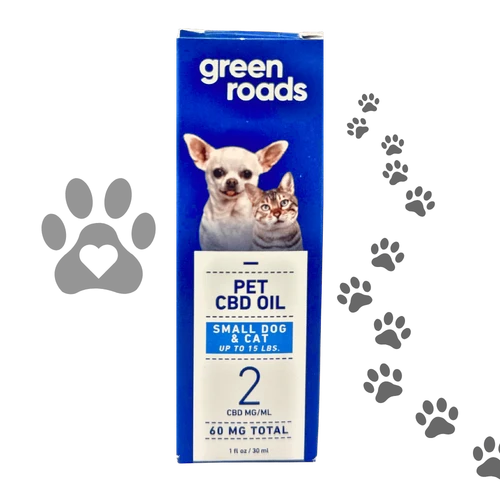 Green Roads Dog Cat CBD drops 60mg bottle