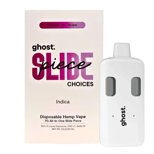 Ghost Slide Piece The Purps x Pie Face Indica THC-H vape