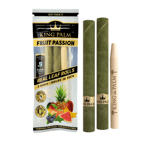King Palm 2-Pack Cordia Palm Leaf Pre-Rolled Wraps