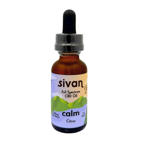 sivan remedies full spectrum cbd oil calm blend mct base