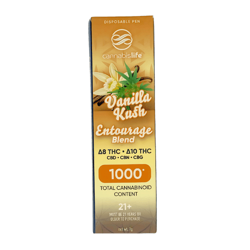 Vanilla Kush Entourage Disposable Vape Pen Vanilla Kush Entourage Disposable Vape Pen