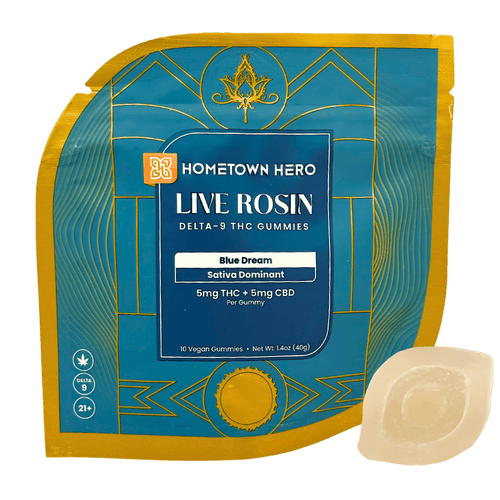 hometown hero canna classic gummies blue dream