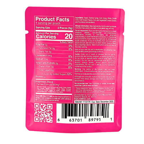 Love Bites Female Sensual Gummies