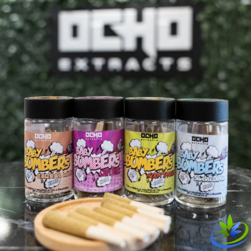 Ocho Extracts Baby Bombers THCa diamond pre-rolls 7-pack