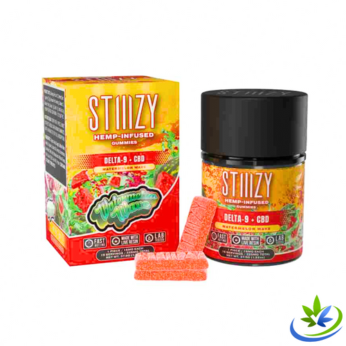 STIIIZY Watermelon Wave 15mg Delta-9 CBD hemp gummies