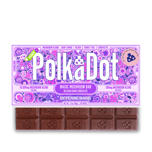 PolkaDot intense dark mushroom chocolate bar 10000mg amanita blend