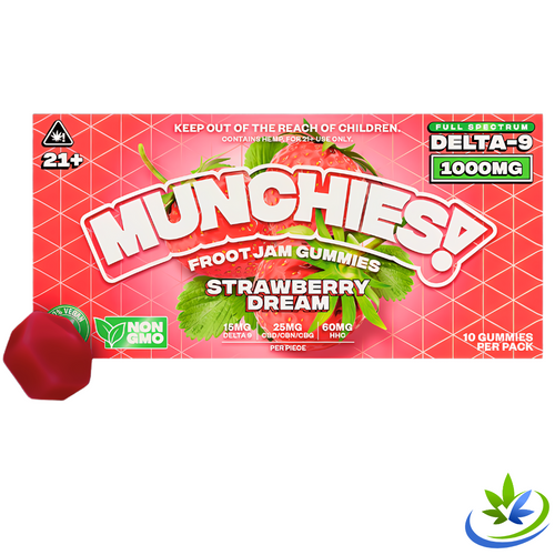 Strawberry Dream 1000mg Delta 9 Gummies