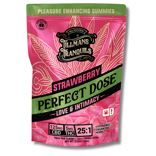 Tillman's Perfect Dose love intimacy gummies 25:1 strawberry