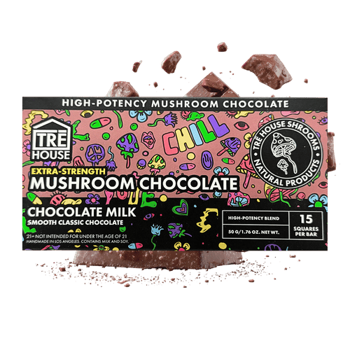 TRE House magic mushroom chocolate bar extra strength