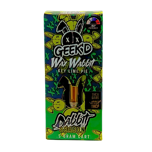 Geek'd Dabbit THCA + 20x Cartridge Rosin Rabbit