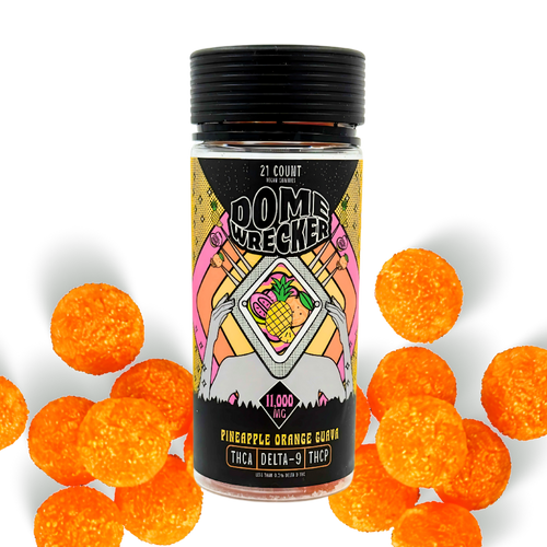 Hixotic Pineapple Orange Guava POG Dome Wrecker Gummies