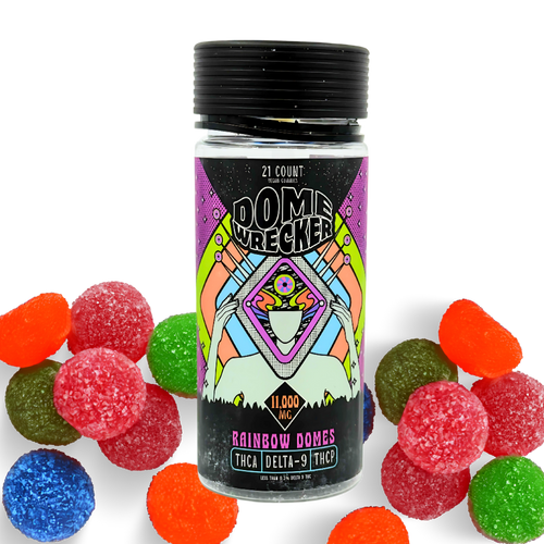 Hixotic Dome Wrecker Rainbow Domes 524mg THCP Gummies