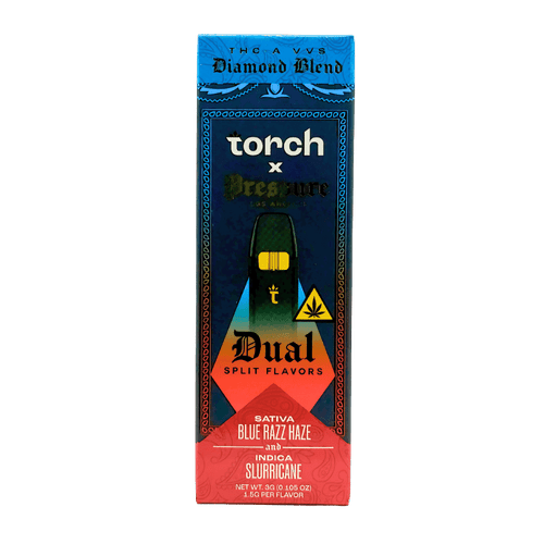 3g torch pressure la diamond vape showing black finish and sleek design