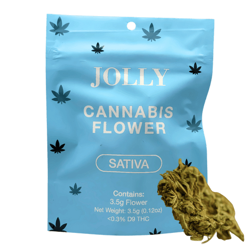 Sativa CBD flower, indoor hemp buds, 3.5g