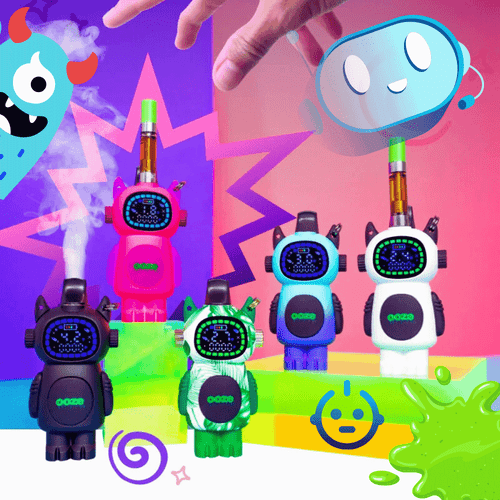 Ooze Bot digital screen vape device