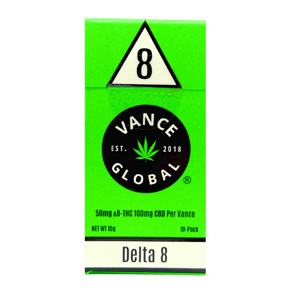Vance Global Delta-8 Hemp Cigarettes – 500mg (10 Pack) Only $22.99