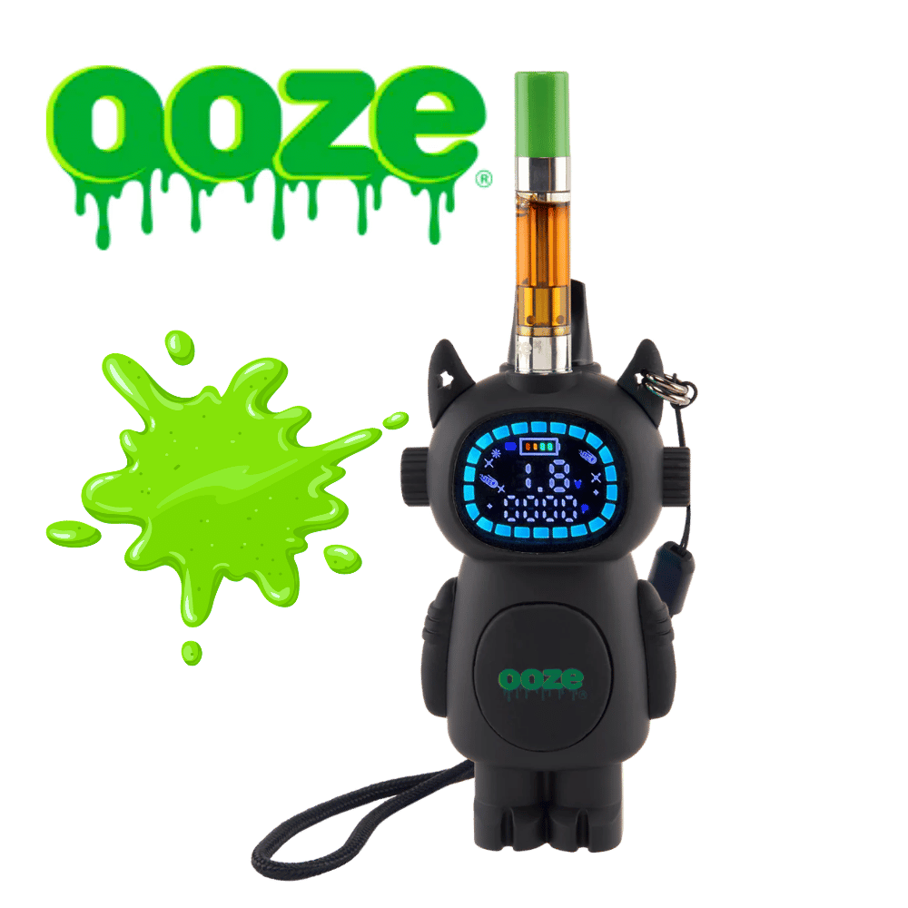 robot vape battery Ooze Bot Character Vape, 650mAh Twist Dial 510 USB-C unmatched personality Las Vegas Vape Shop Flavor:Blue Mint Flavor_Fruits