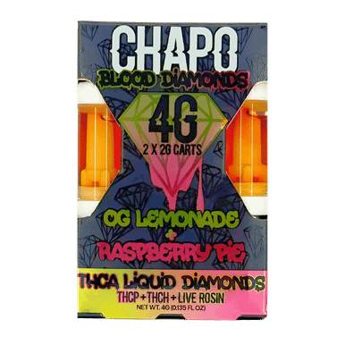 Chapo Blood Diamonds Duo Cart 4G – THCA, THCP & THCH Vape