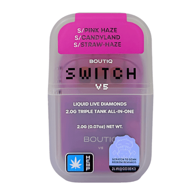 Boutiq Switch V5 Triple Tank THCP Disposable
