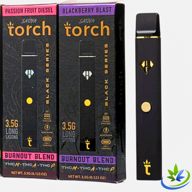 Torch Black Series Burnout Blend Vape – 3.5g THC Disposable