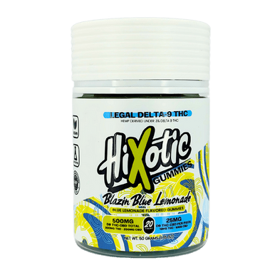 HiXotic Delta-9 + CBD Gummies 500mg – 20ct | Assorted Flavors