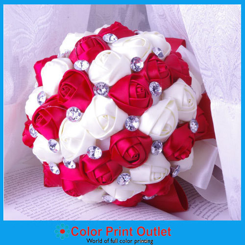 Rhinestone Wedding boutique with satin Roses