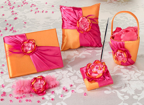 Hot Pink & Orange Wedding Prepack Set
