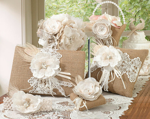 Burlap and Lace Prepack Set