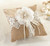 Burlap & Lace Ring Pillow