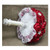 Handmade Custom Silk Wedding Bouquet - Red