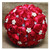 Handmade Custom Silk Wedding Bouquet - Red
