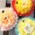 15 Multi Color Tissue Paper Pom Poms - 10 inch